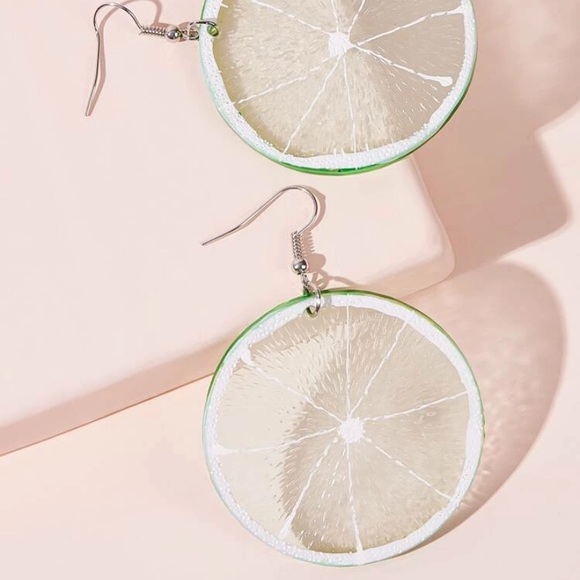 3/$30 Lemon Lime Drop Earrings - Picture 3 of 4